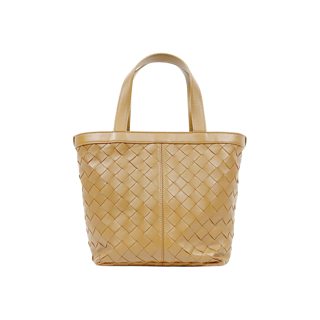 Bottega Veneta Brown Leather Flip-Flop Tote Bag