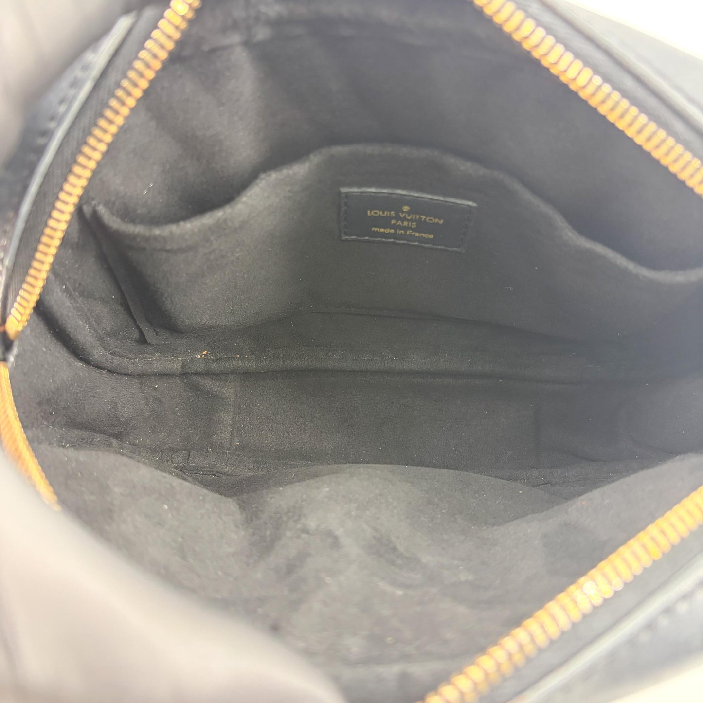 Louis Vuitton New Wave Camera Bag Black Gold Hardware