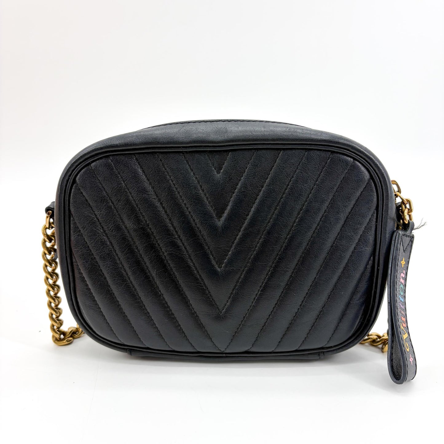 Louis Vuitton New Wave Camera Bag Black Gold Hardware