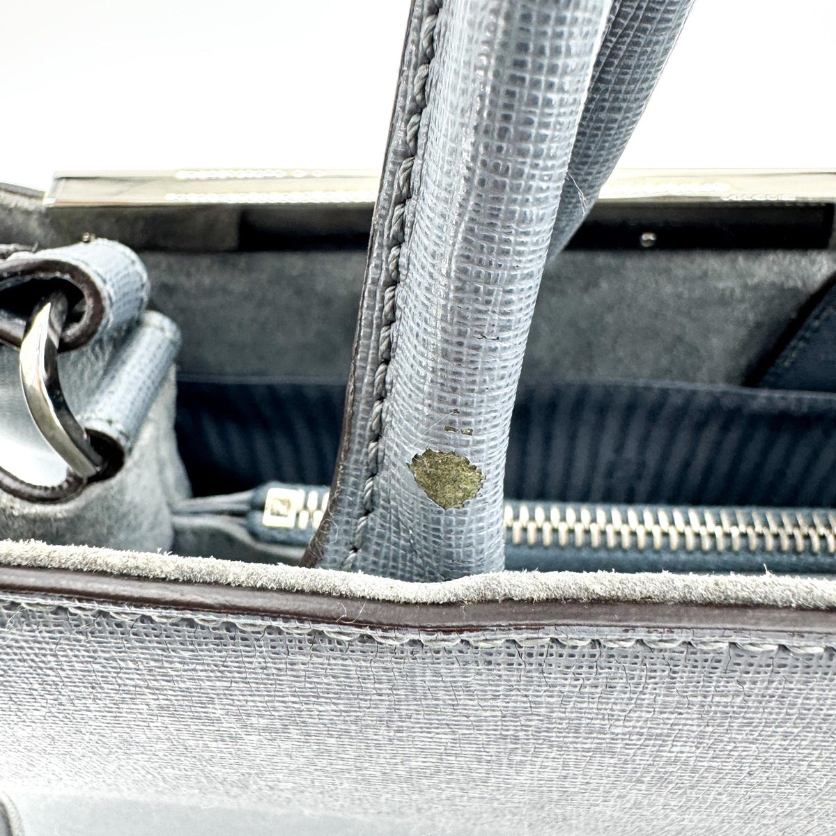 Fendi Toujours Tote Bag Blue Gray