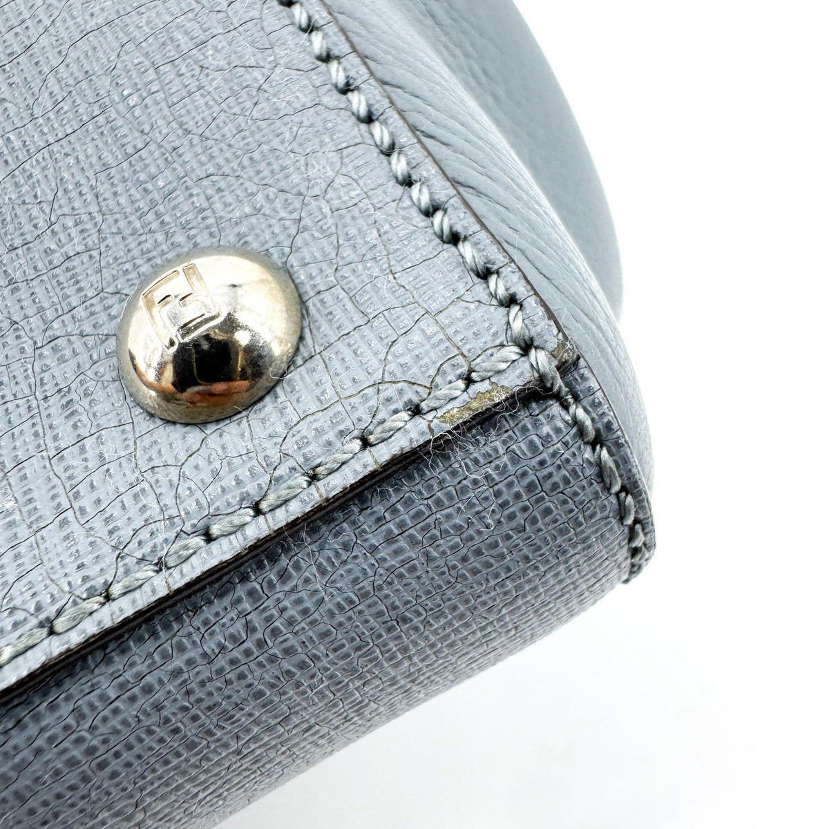 Fendi Toujours Tote Bag Blue Gray