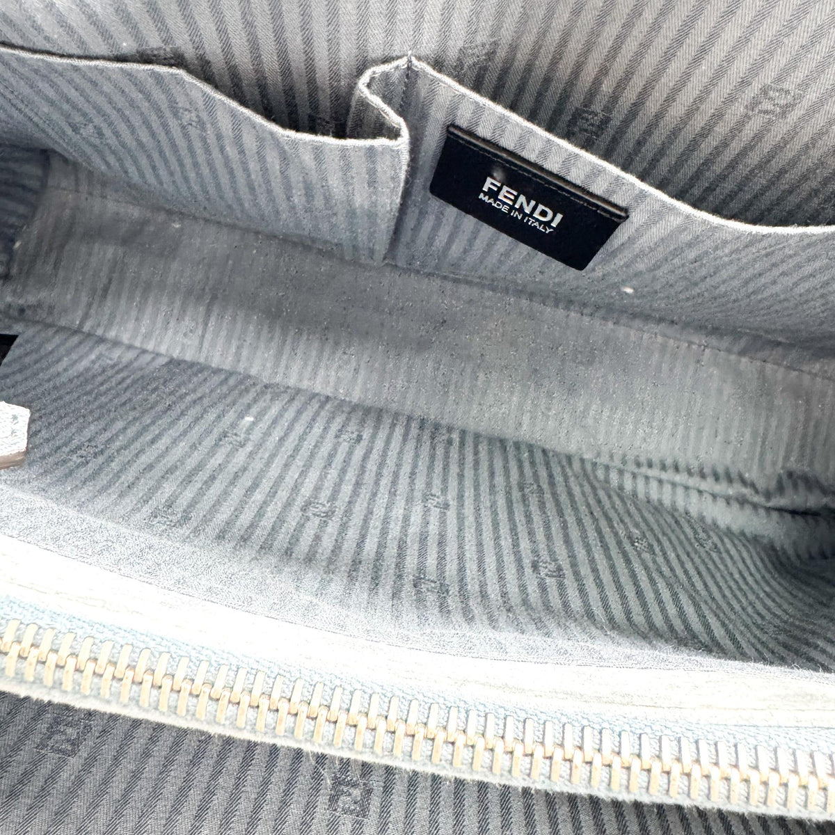 Fendi Toujours Tote Bag Blue Gray