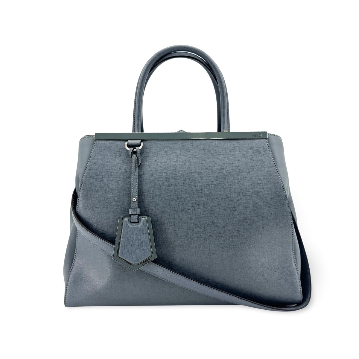 Fendi Toujours Tote Bag Blue Gray