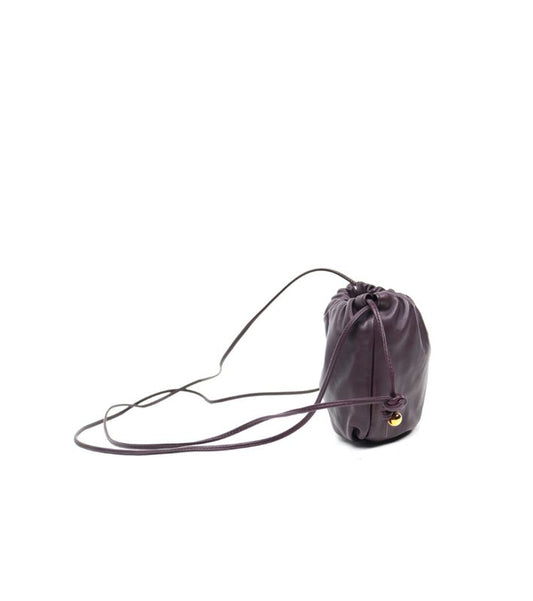 Bottega Veneta Mini Purple Leather Bulb Bag