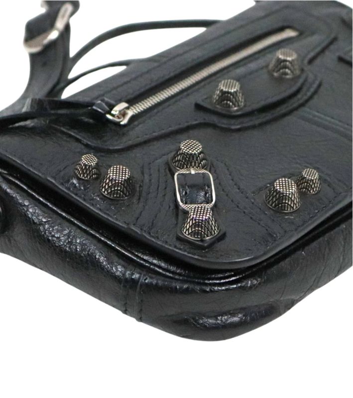 Balenciaga Mini Le Cagol Flap Crossbody Bag