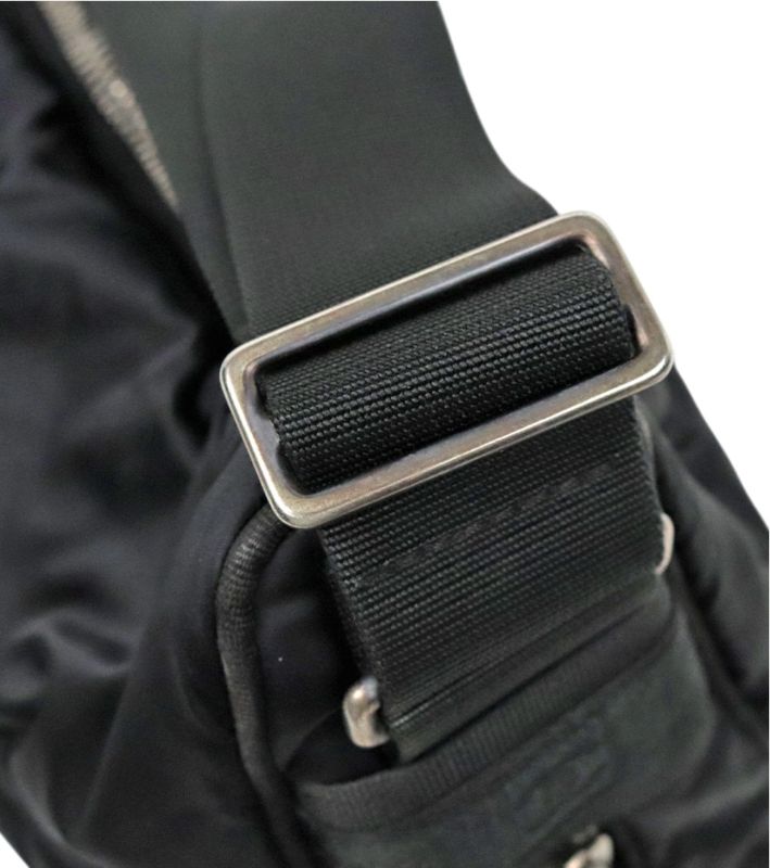 Chanel Black Nylon Sports Shoulder Bag