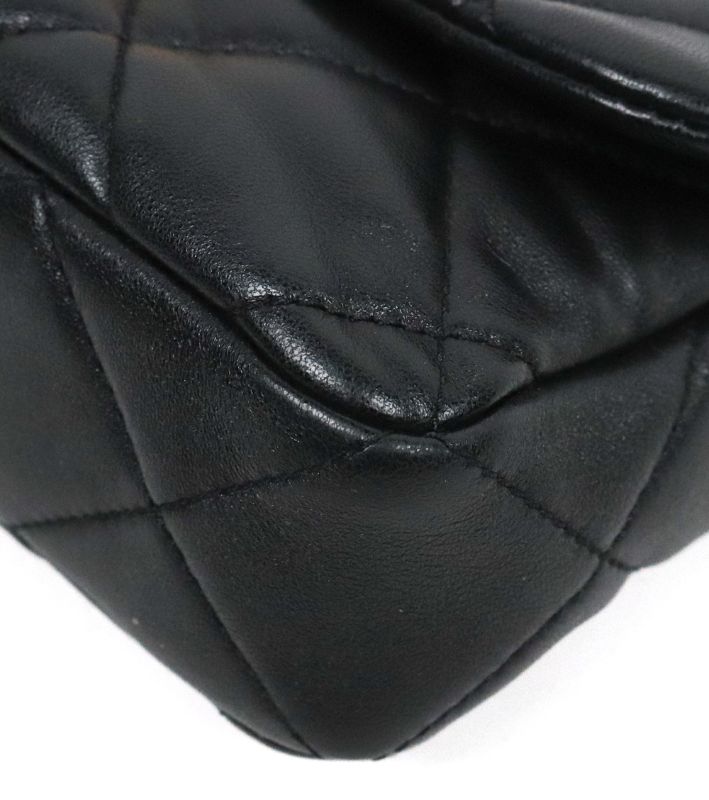Chanel Black Lambskin Heart Turn-Lock Flap Shoulder Bag