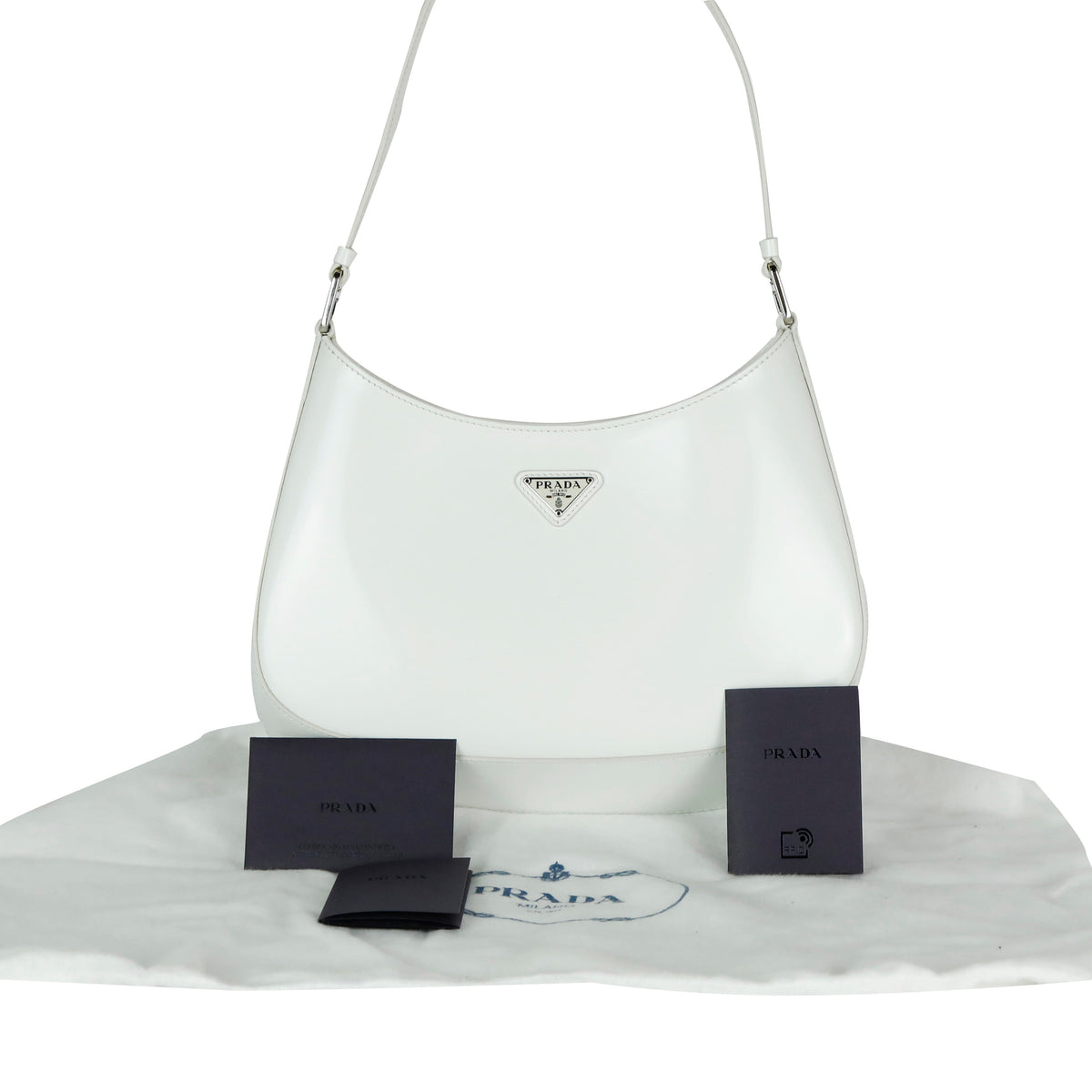 Cleo Brushed Leather Shoulder Bag 1BC499
