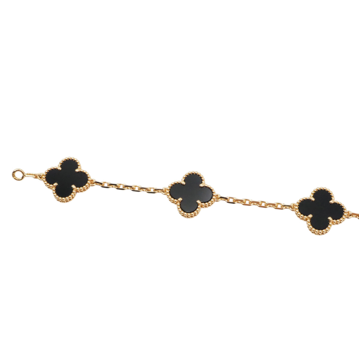 Van Cleef & Arpels VCARA41300 Yellow Gold Alhambra Vintage Bracelet