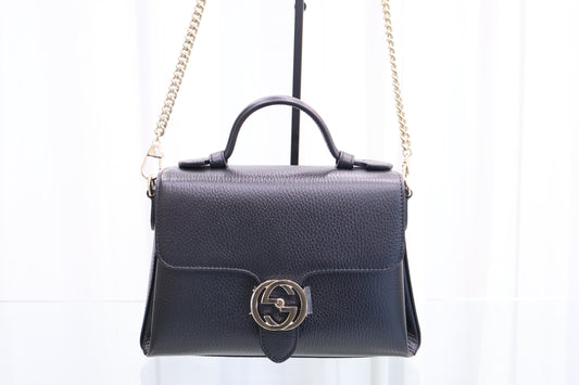 GG Interlocking Chain Shoulder Bag 510302