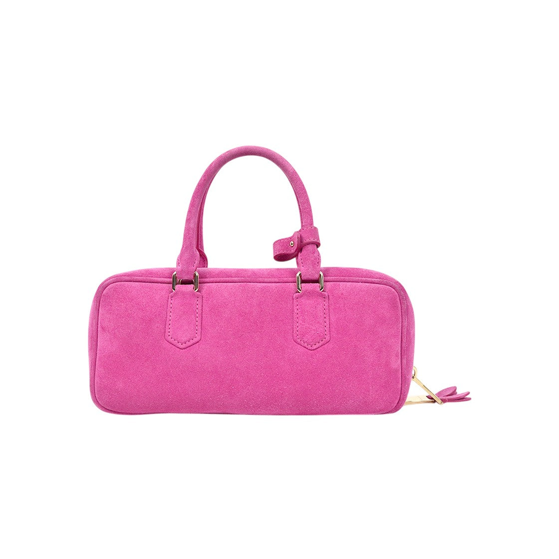 Miu Miu Pink Medium Suede Arcadia Tote Bag
