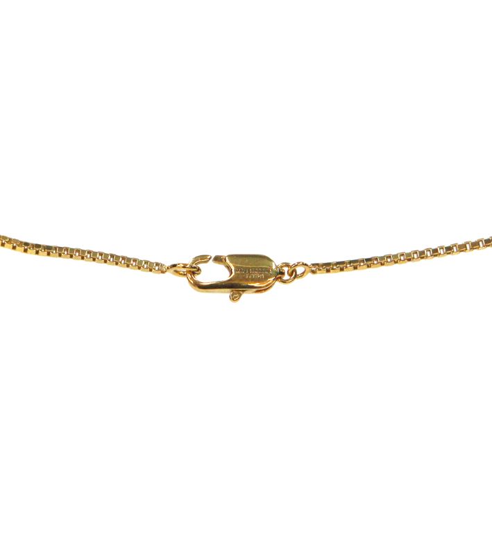 Fendi Lettering FENDI Gold Necklace