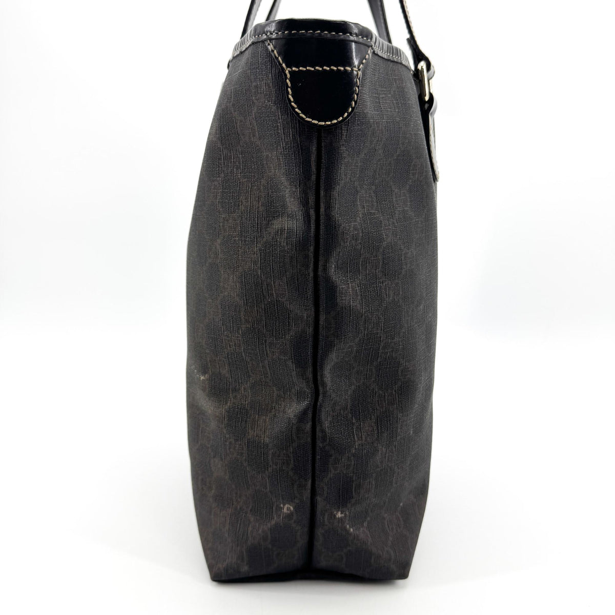 Gucci GG Crystal Tote Bag Dark Brown