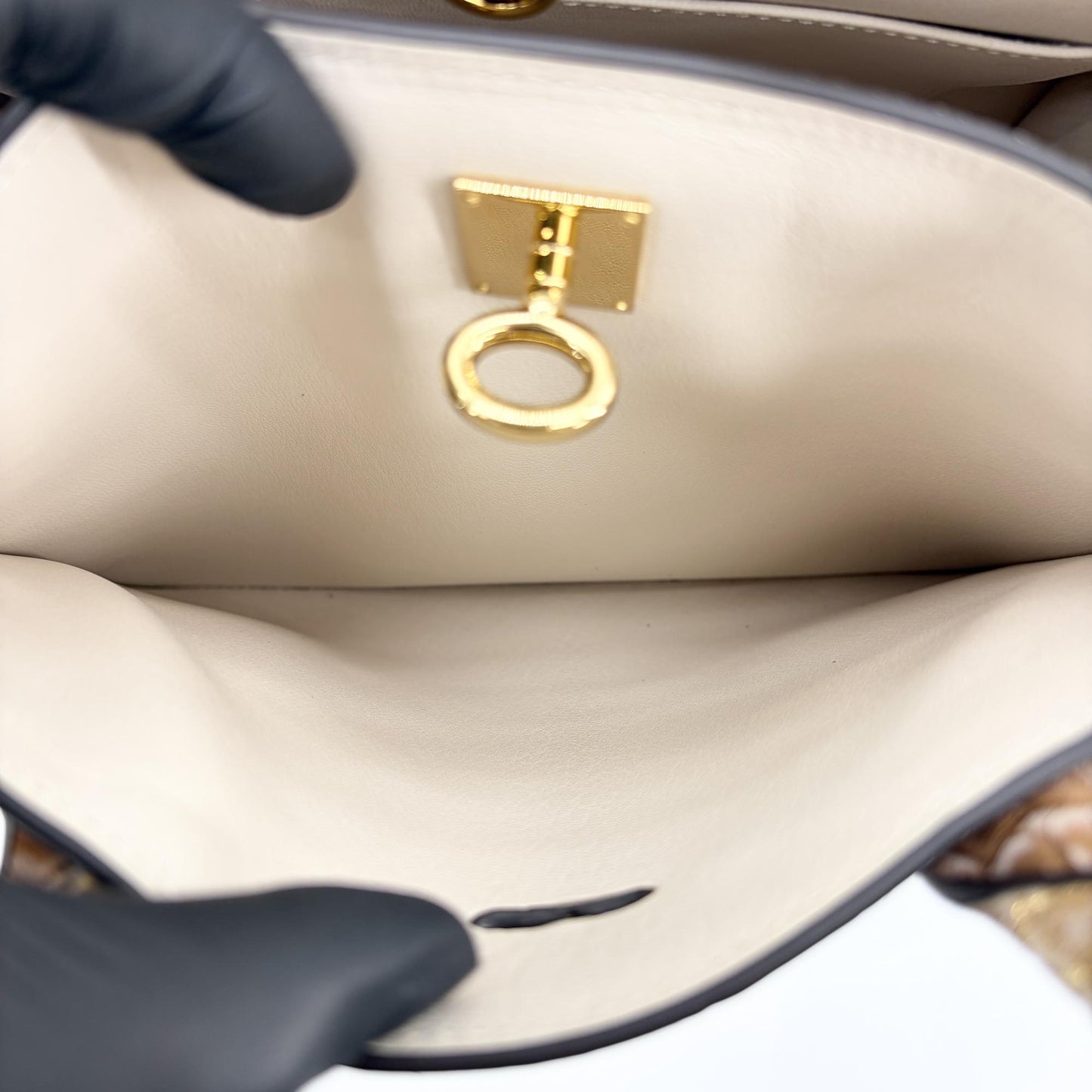 Louis Vuitton City Steamer PM Crocodile Gold Silver Gradient