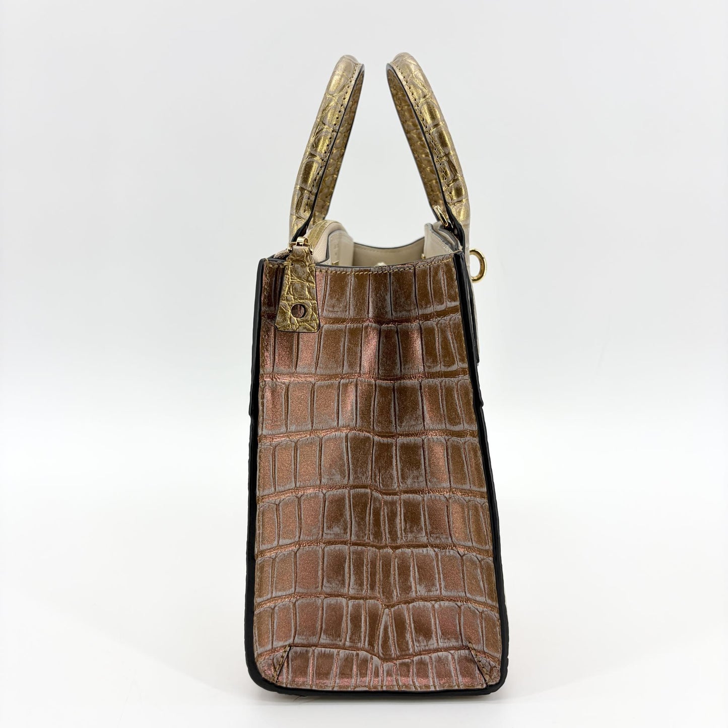 Louis Vuitton City Steamer PM Crocodile Gold Silver Gradient