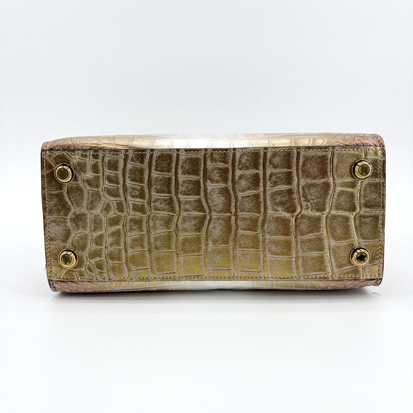 Louis Vuitton City Steamer PM Crocodile Gold Silver Gradient