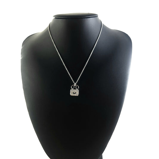 Amulet Constance Diamond White Gold Pendant Necklace H121316B