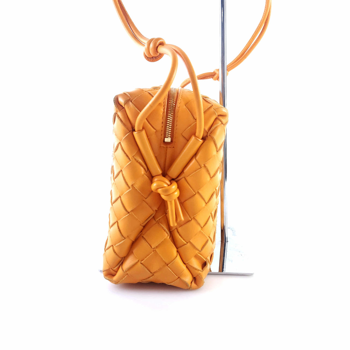 Small Intrecciato Loop Crossbody Bag 723548