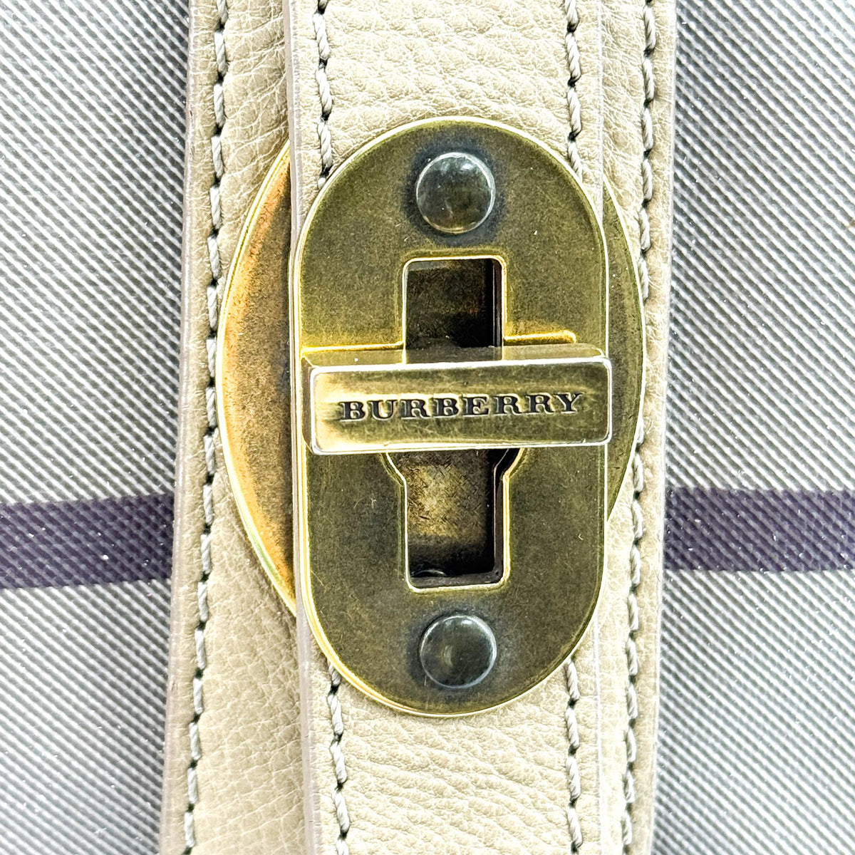 Burberry House Check Hobo Bag