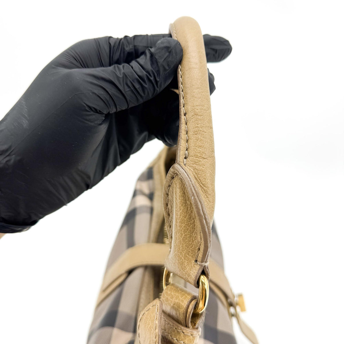 Burberry House Check Hobo Bag