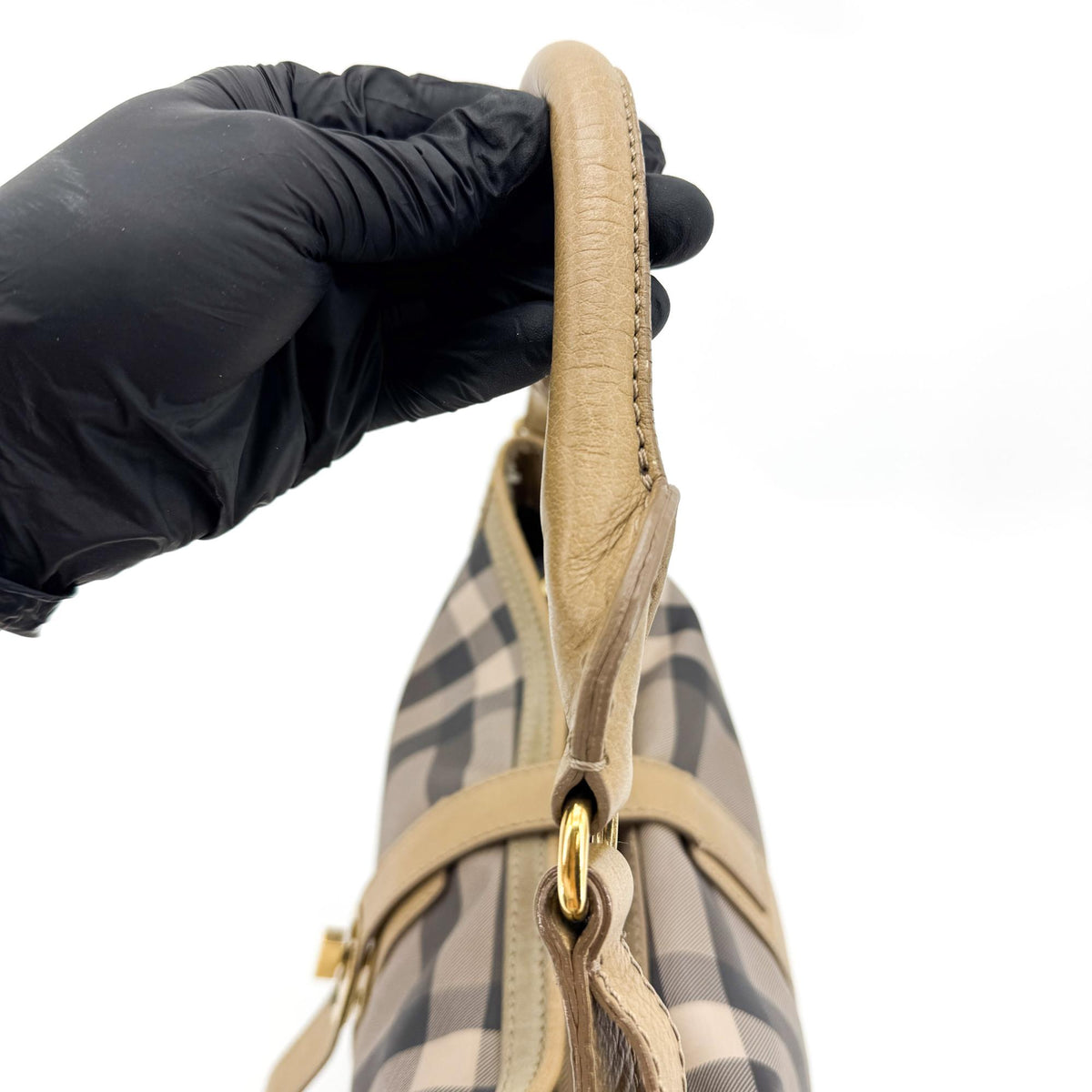 Burberry House Check Hobo Bag