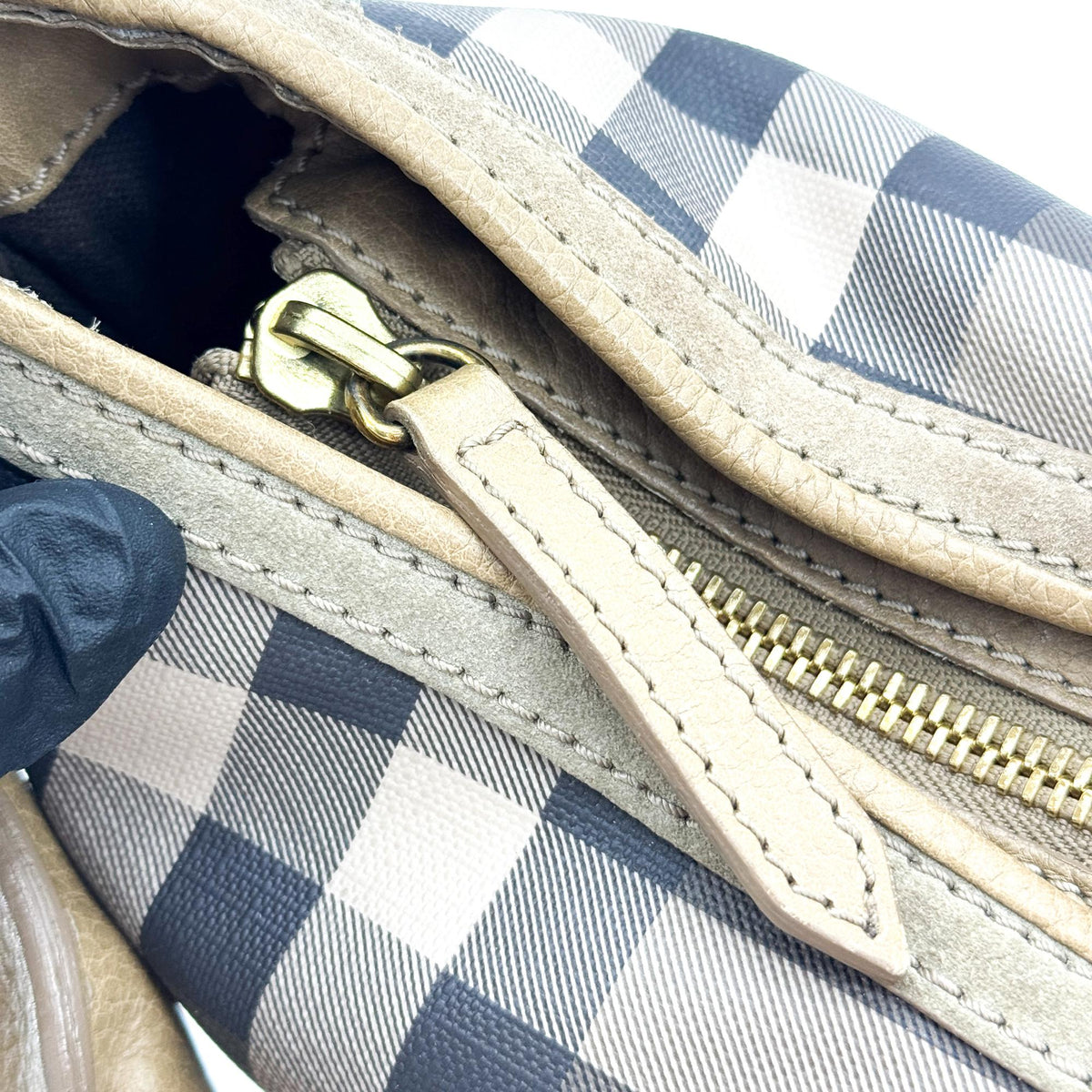 Burberry House Check Hobo Bag