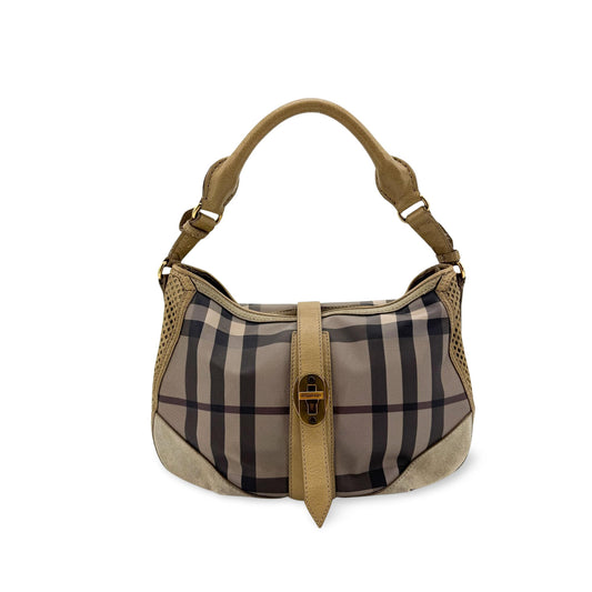 Burberry House Check Hobo Bag