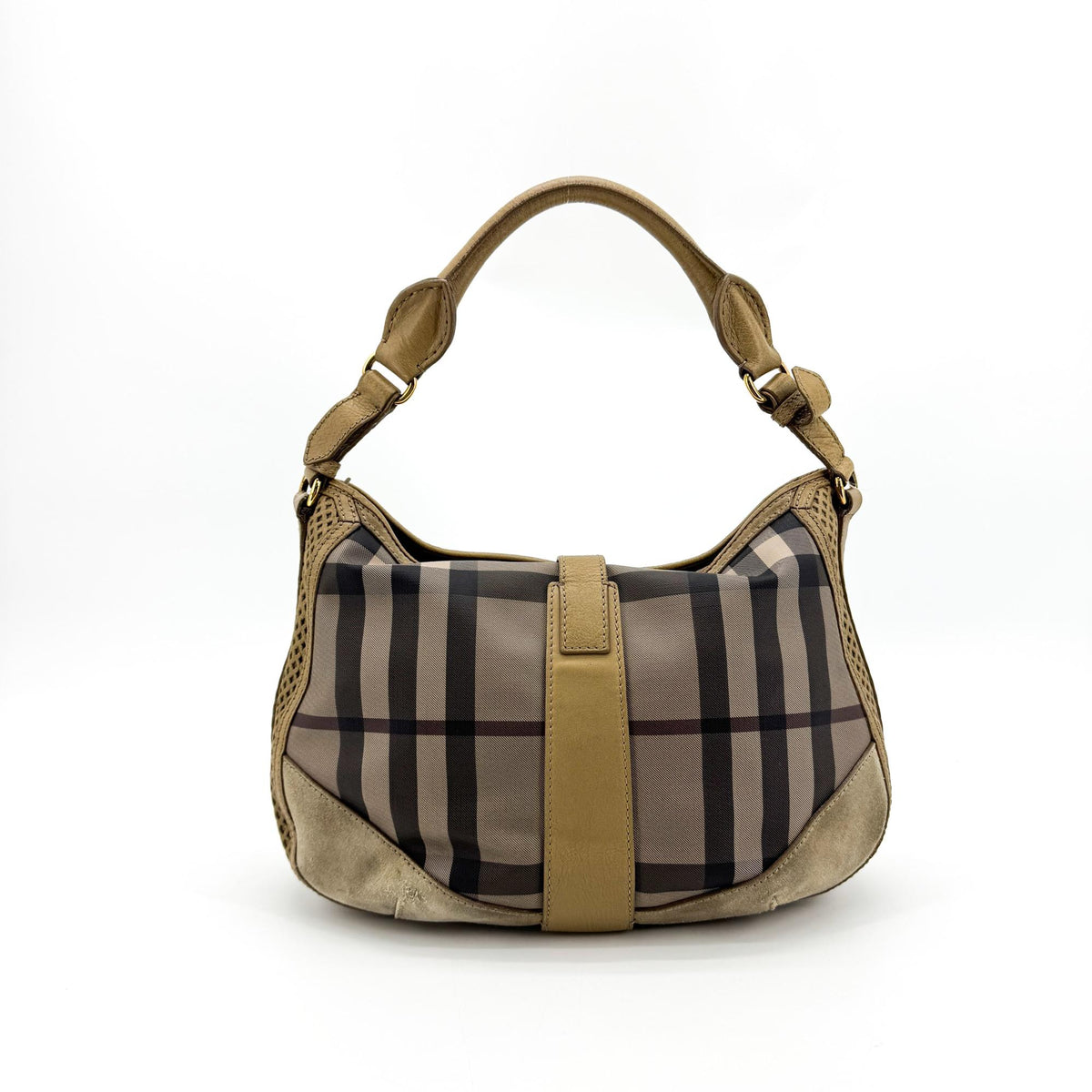 Burberry House Check Hobo Bag