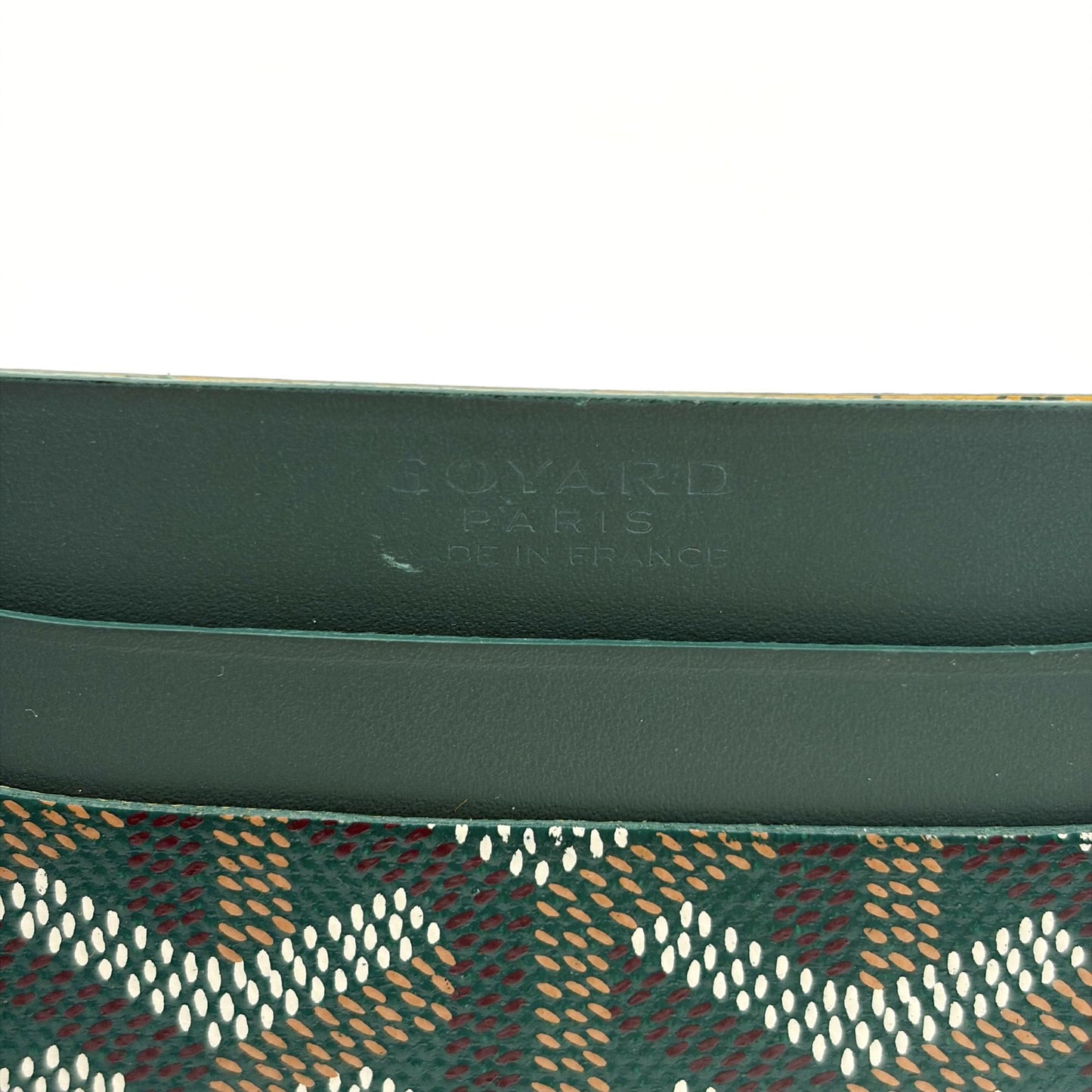 Goyard Saint Sulpice Card Holder Green