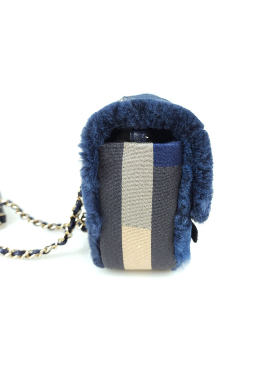 Mini Classic Shearling Flap Shoulder Bag Crossbody Bag