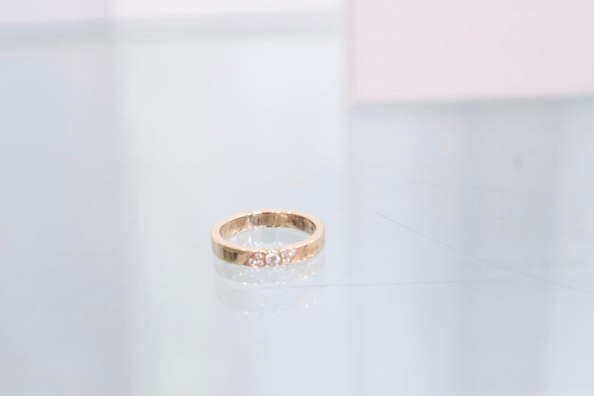 Toujours Signature Étoile Wedding 3mm Ring VCARP7RE