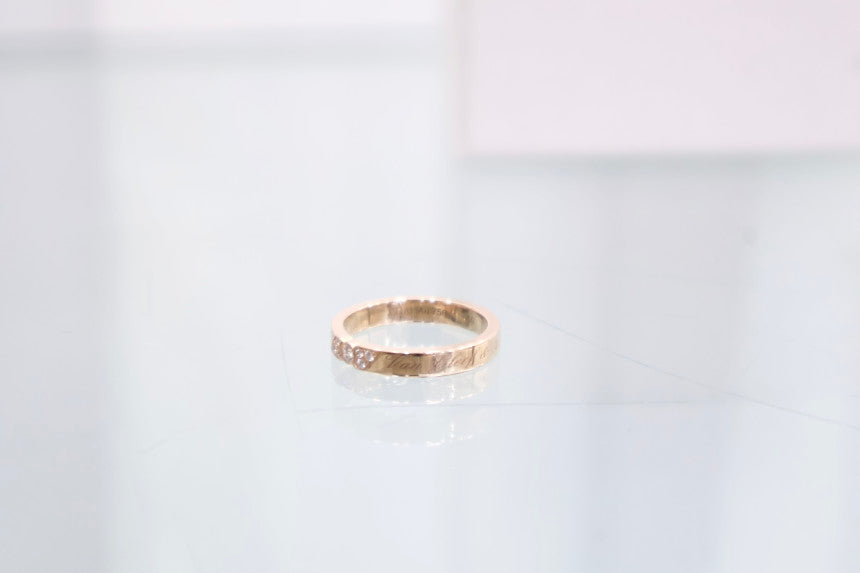 Toujours Signature Étoile Wedding 3mm Ring VCARP7RE