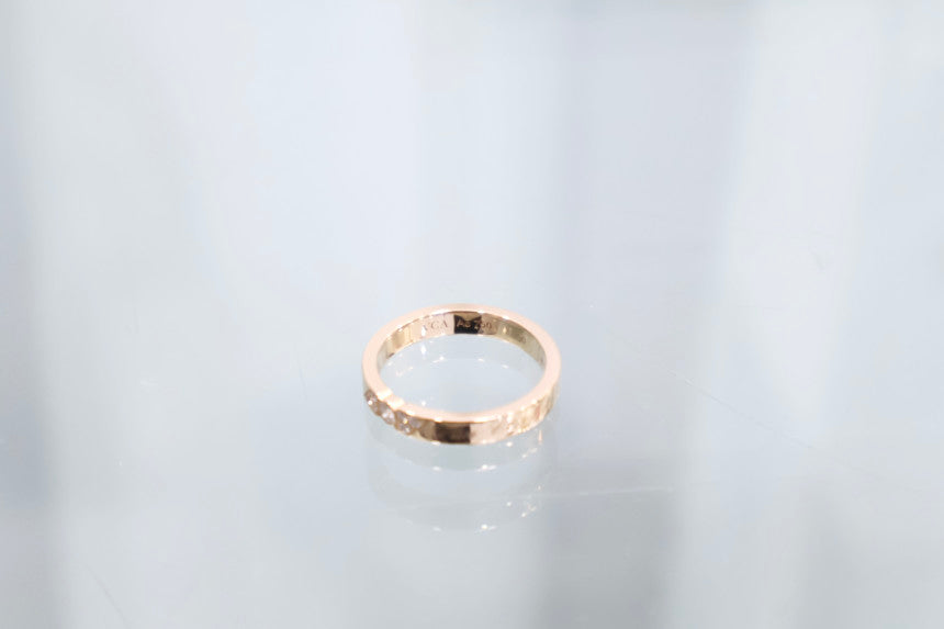 Toujours Signature Étoile Wedding 3mm Ring VCARP7RE