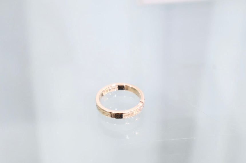 Toujours Signature Étoile Wedding 3mm Ring VCARP7RE