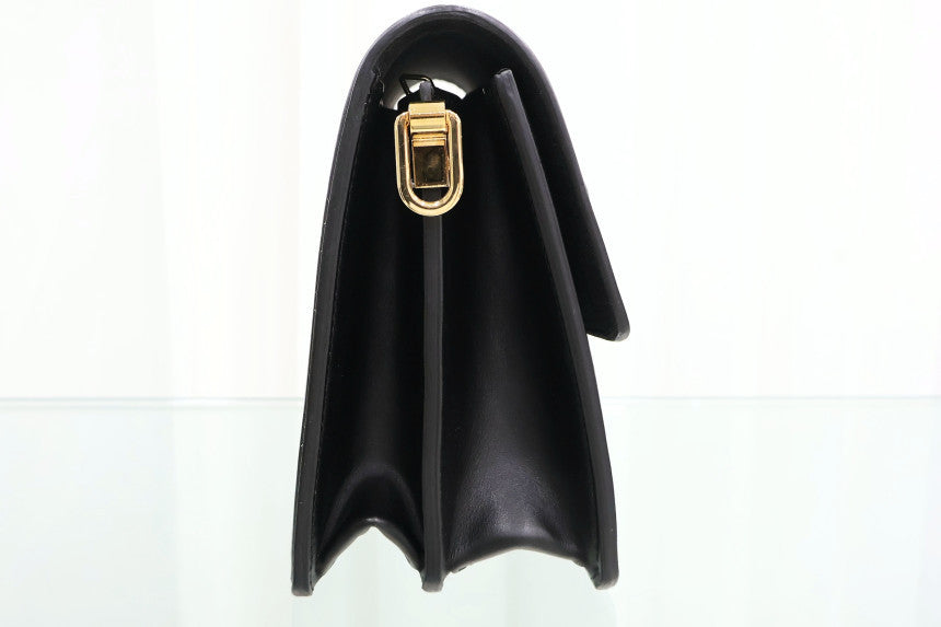 Dauphine Epi MM Black Shoulder Bag M56141