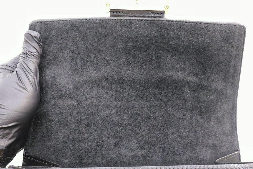 Dauphine Epi MM Black Shoulder Bag M56141
