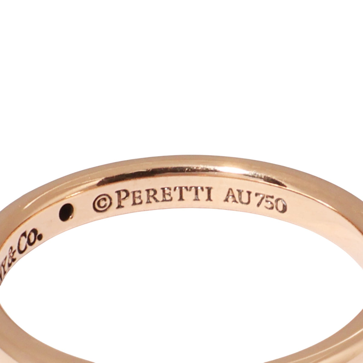 Tiffany 25838718 Rose Gold Elsa Peretti Diamond Ring