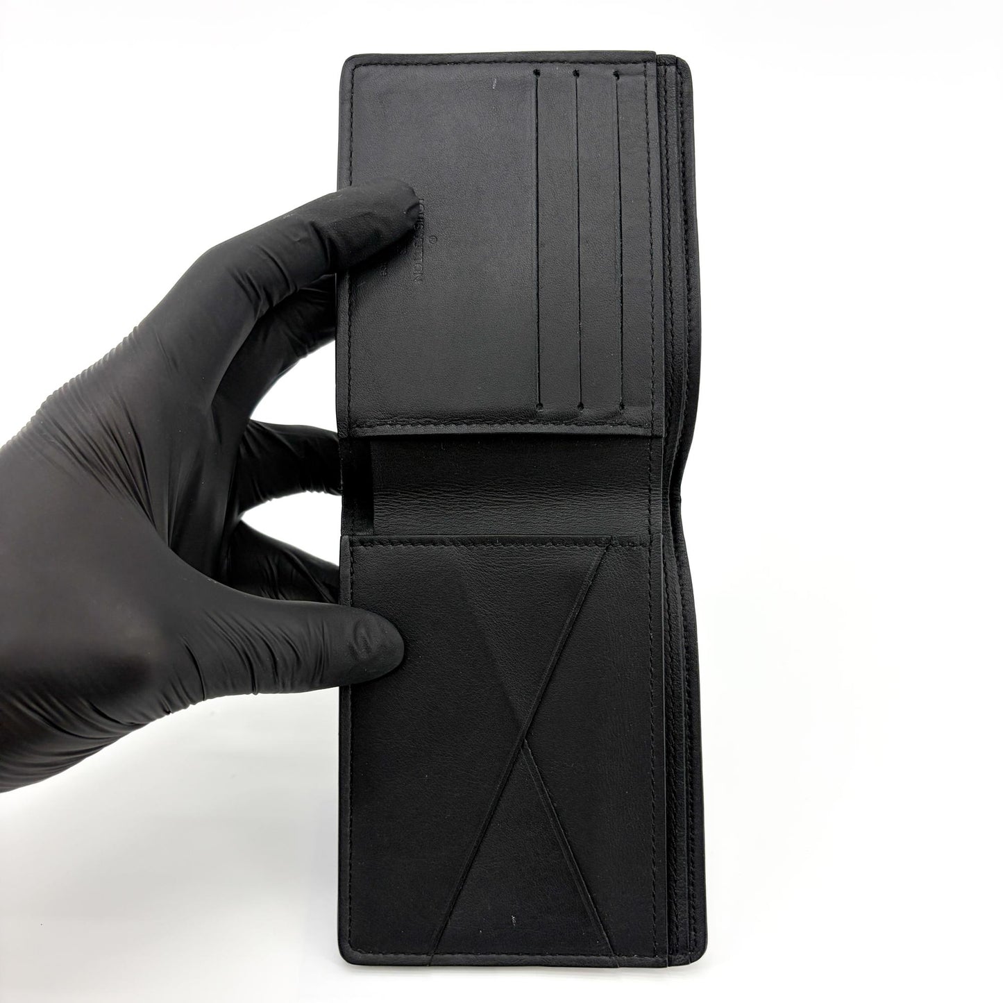 Louis Vuitton Monogram Shadow Multiple Wallet Black