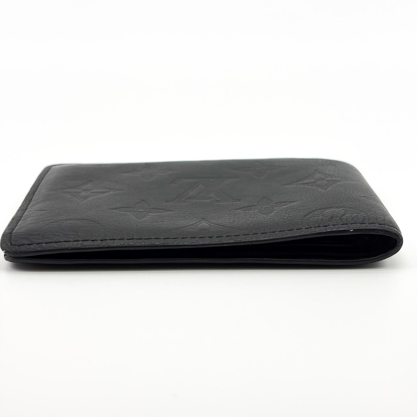 Louis Vuitton Monogram Shadow Multiple Wallet Black