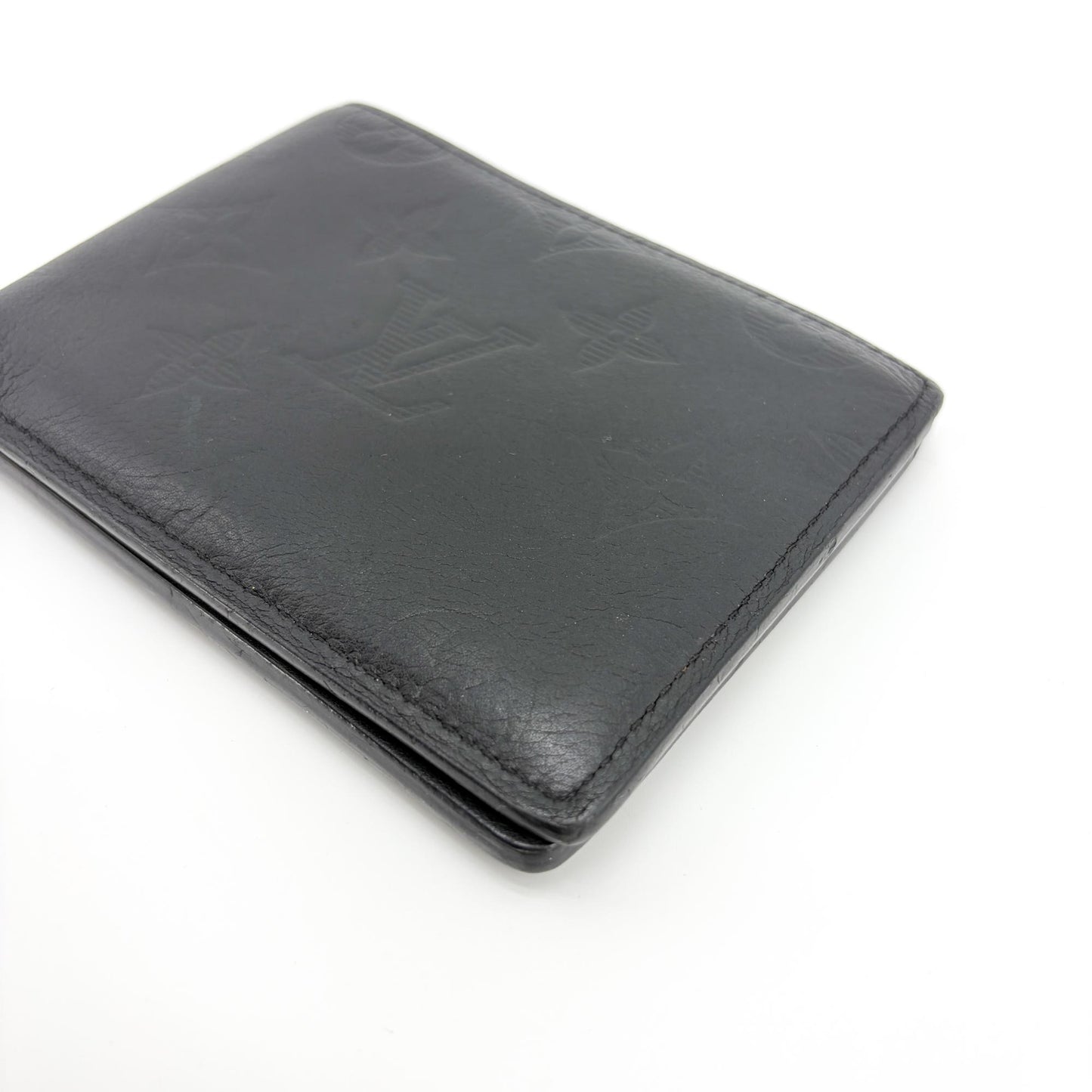 Louis Vuitton Monogram Shadow Multiple Wallet Black