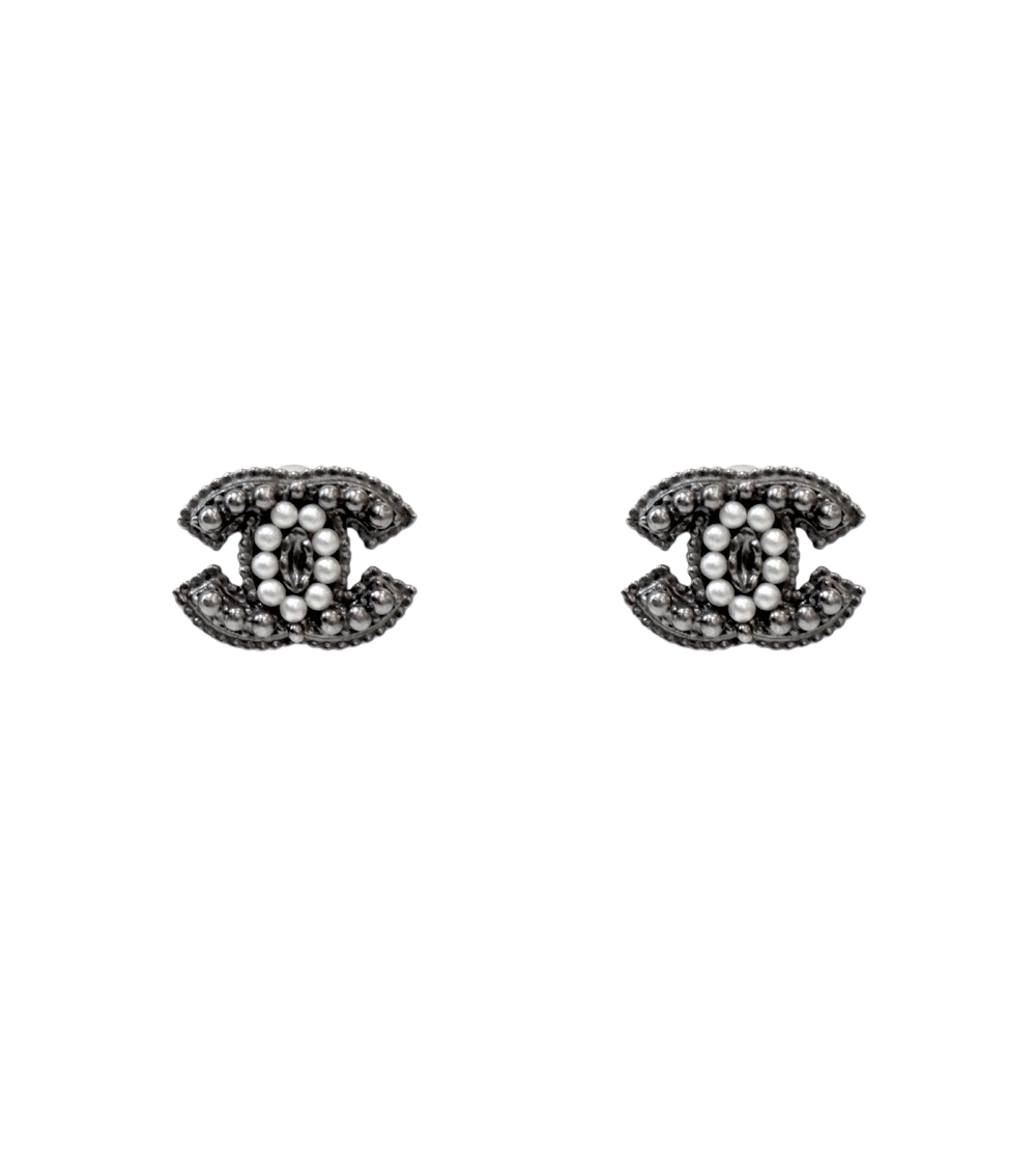Chanel Pearl CC Earrings