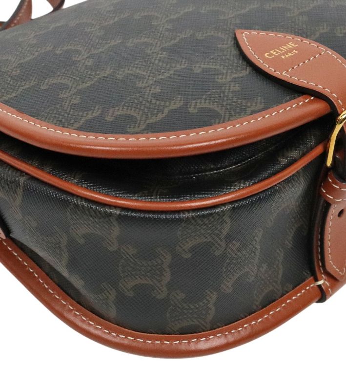 Céline Medium Triomphe Folco Shoulder Bag