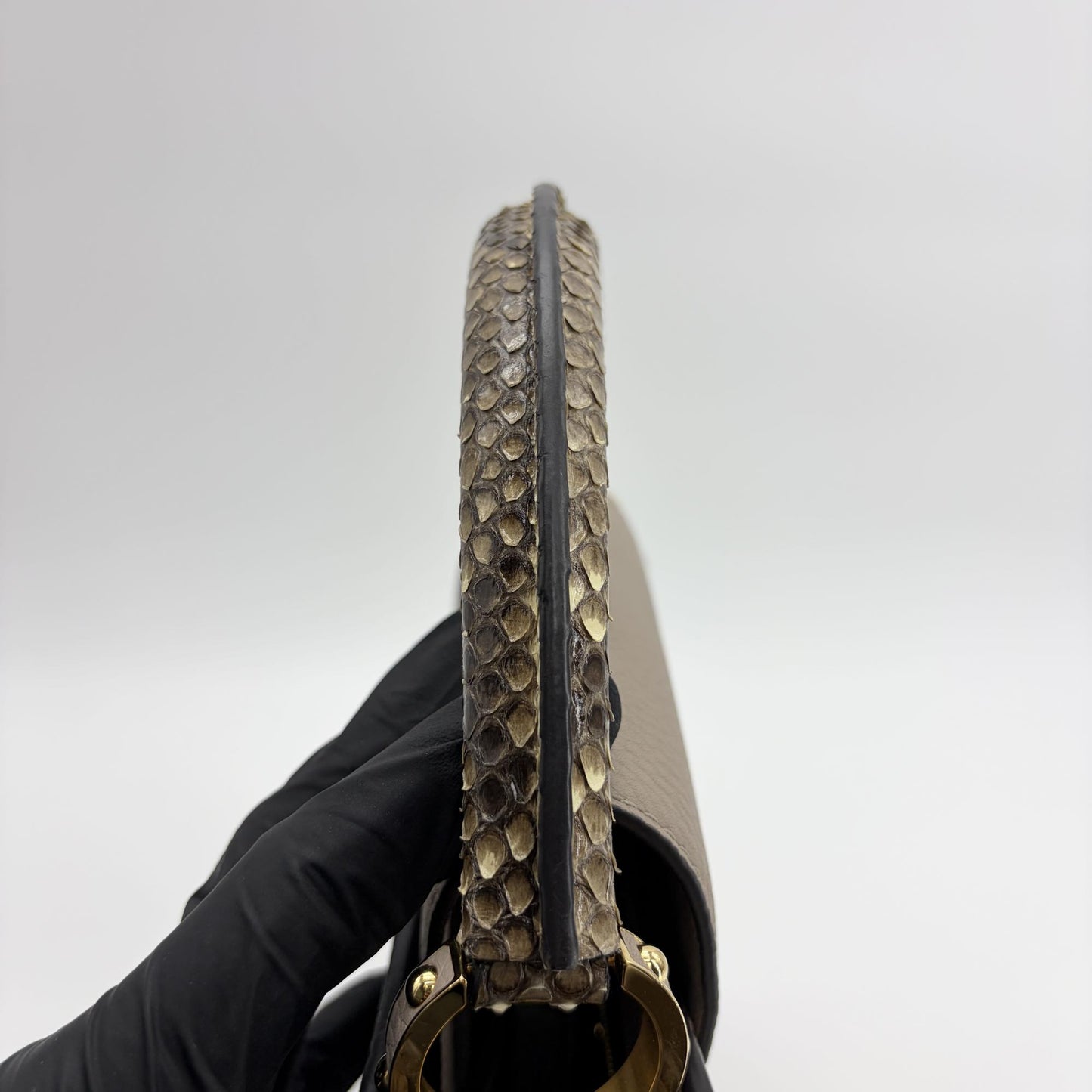 Louis Vuitton Capucines BB Gallet Torillon Python Handle