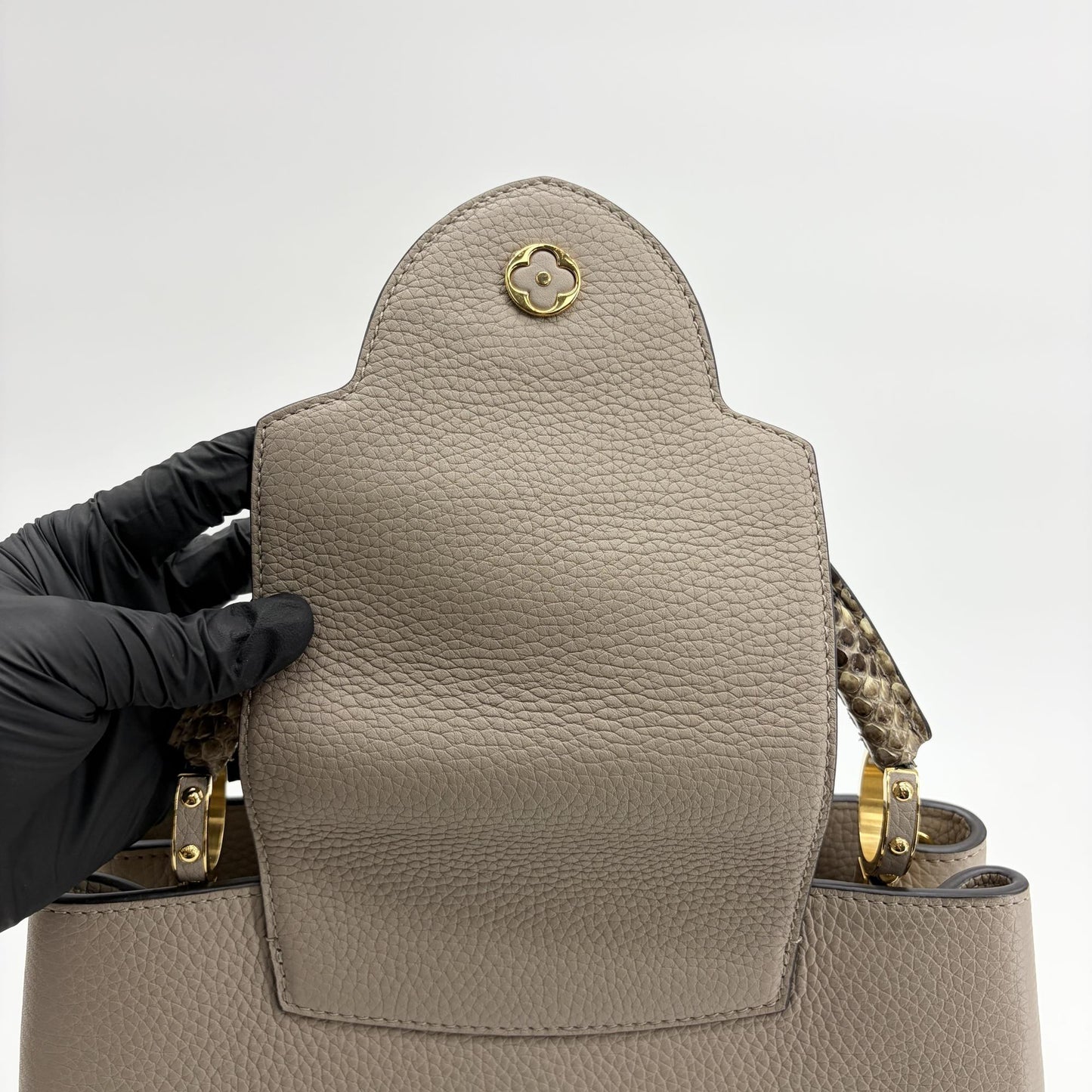 Louis Vuitton Capucines BB Gallet Torillon Python Handle
