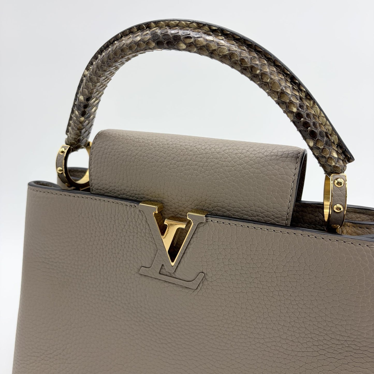 Louis Vuitton Capucines BB Gallet Torillon Python Handle