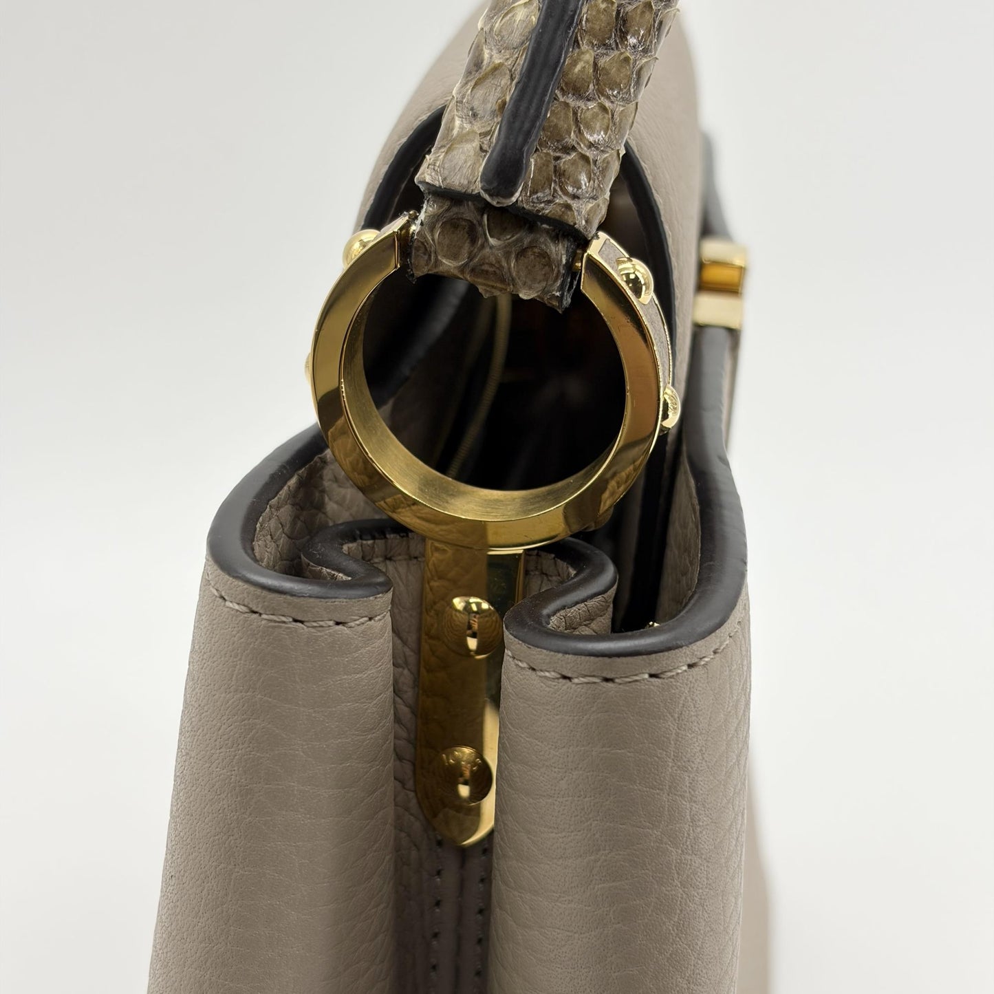 Louis Vuitton Capucines BB Gallet Torillon Python Handle