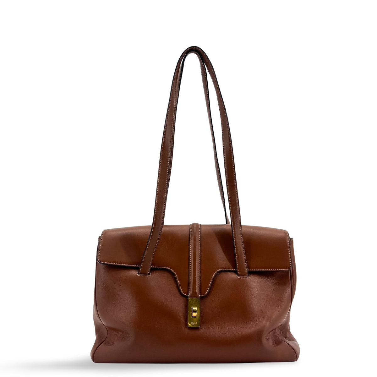 Celine Medium Soft 16 Shoulder Bag Tan