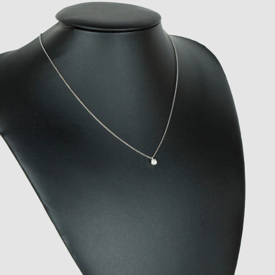 Diamond Platinum Necklace 0.21ct