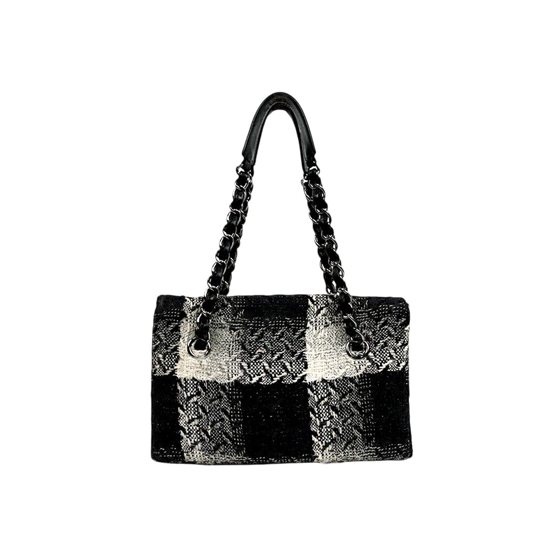 Chanel Tweed Checkerboard Vanity Bag