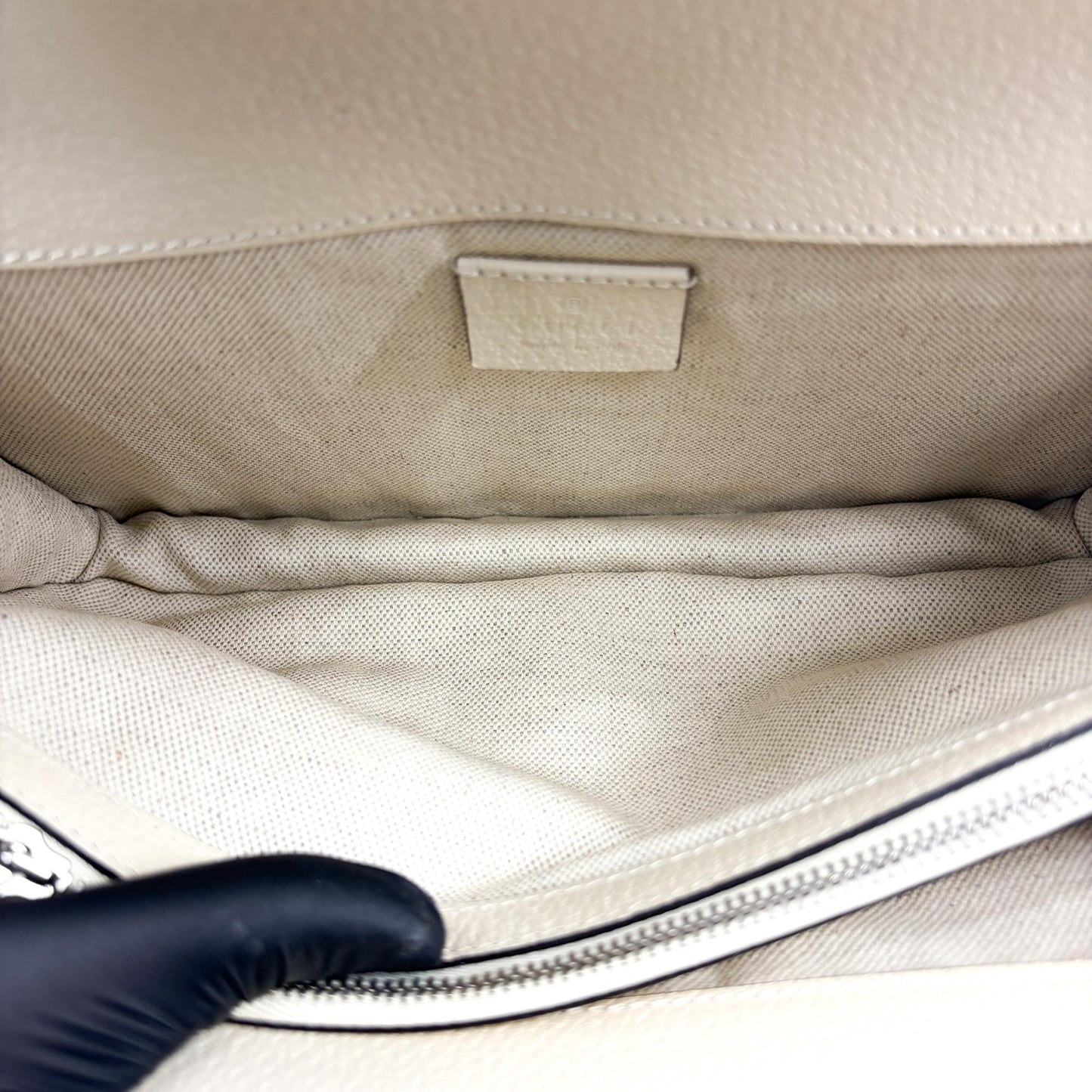 Gucci Dionysus Small Leather Shoulder Bag Ivory